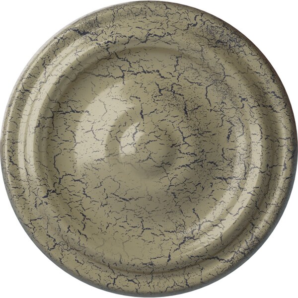 Ekena Millwork Maria Ceiling Medallion (Fits Canopies up to 1 3/4"), 9 5/8"OD x 1 1/8"P, Castle Stone Crackle CM09MACSC - main